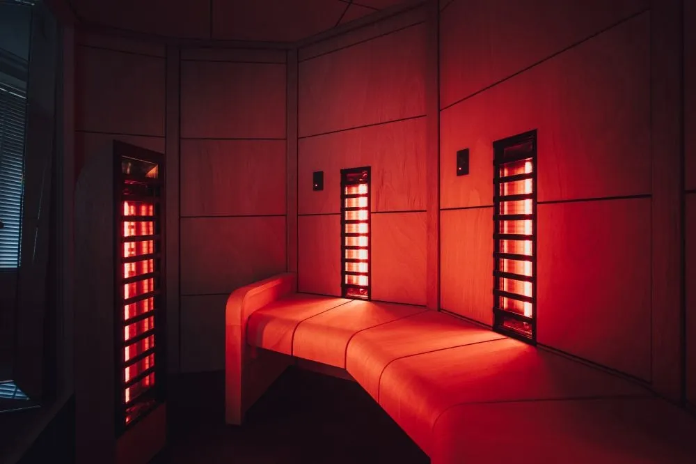 Harvia infrared cabin interior