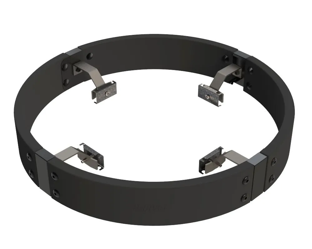 Harvia Legend safety rail in black, product photo