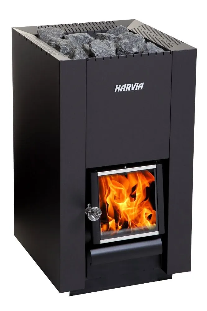 Harvia Linear 18 Compact wood-burning heater, product photo