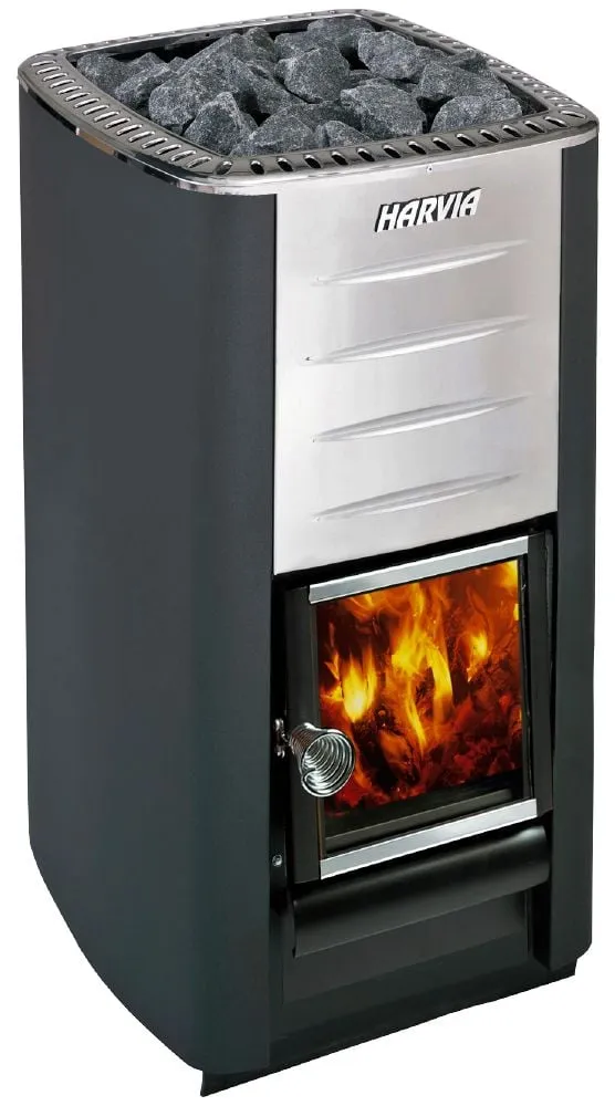 Harvia M3 wood-burning heater, product photo
