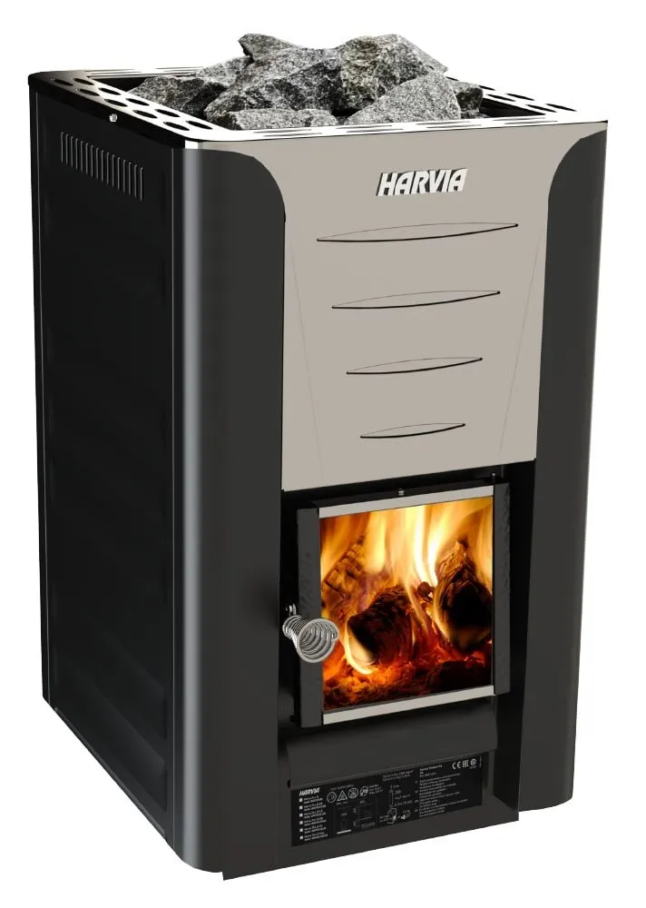 Harvia Pro 20 wood-burning heater, product photo