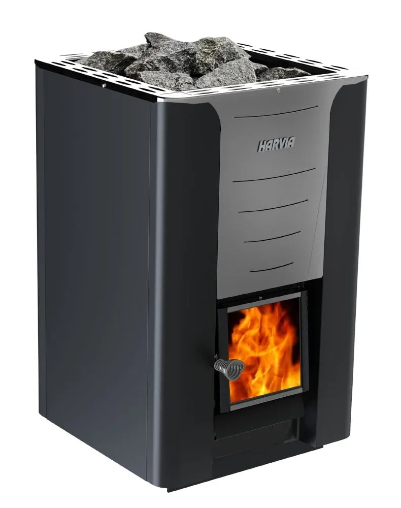 Harvia Pro 36 wood-burning heater, product photo
