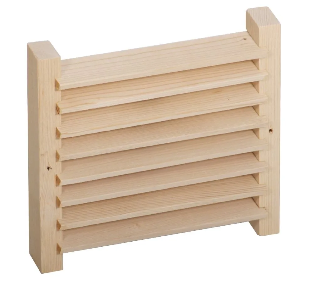 Harvia wooden sauna ventilation grate, product photo